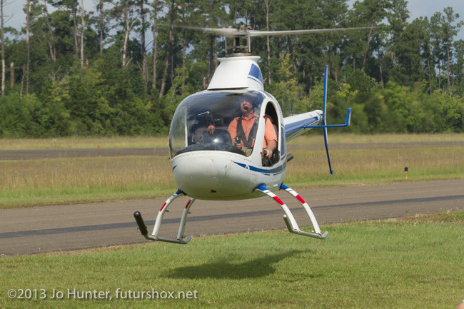 An airplane: Rotorway  Exec taken during SARL Cleveland Air Race Revival, 12-10-2013