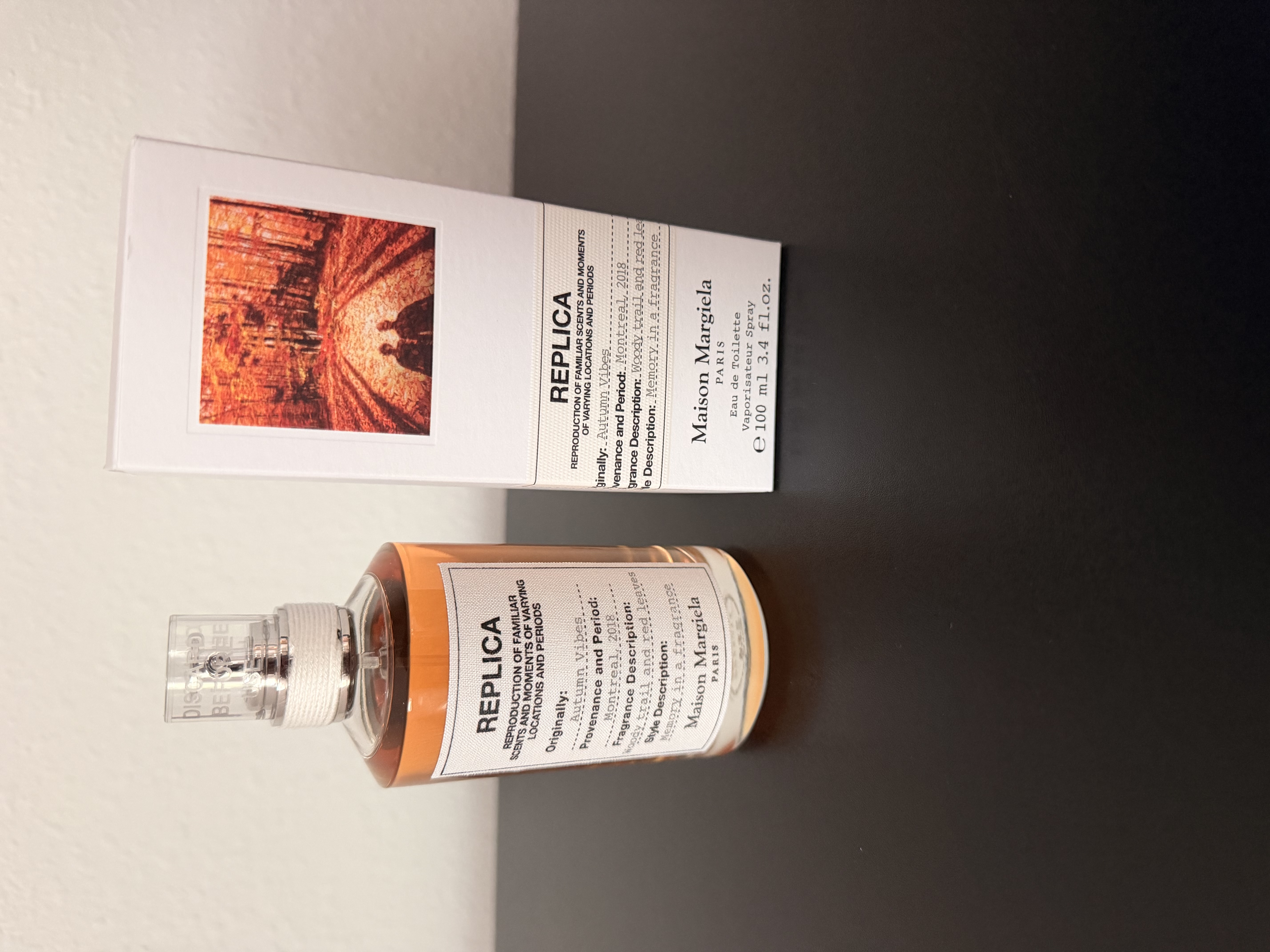 Maison Margiela Replica-Autumn Vibes 3.4 oz / 100ml New With Packaging image 1