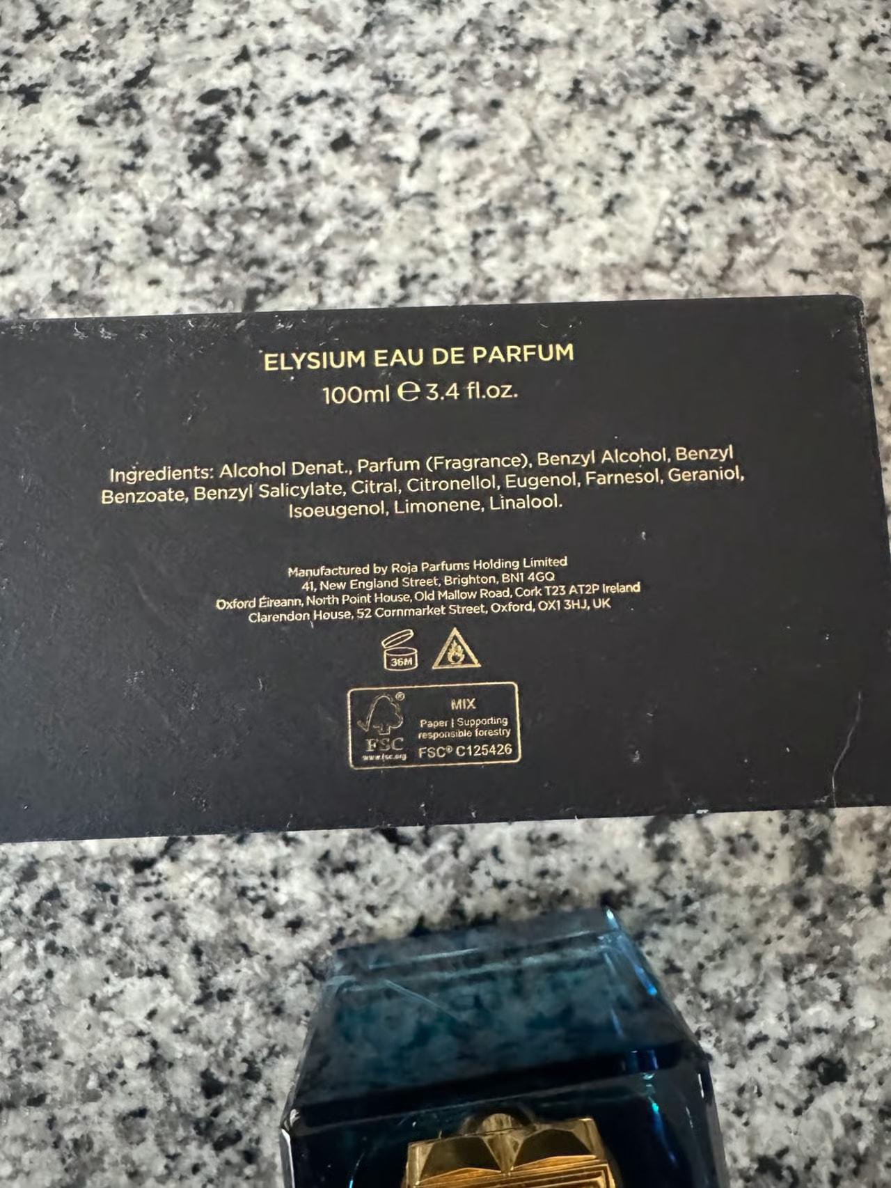 Roja Dove Elysium Pour Homme Parfum Cologne Roja Dove cologne 3.4 oz / 100ml Preowned With Packaging thumbnail 4