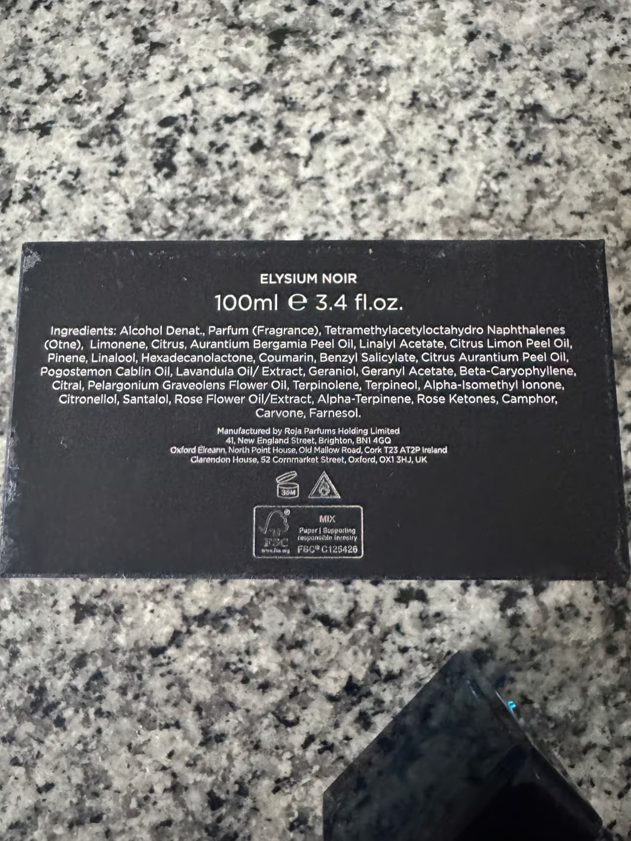 Roja Dove Elysium Noir Roja Dove perfume 3.4 oz / 100ml Preowned With Packaging thumbnail 4