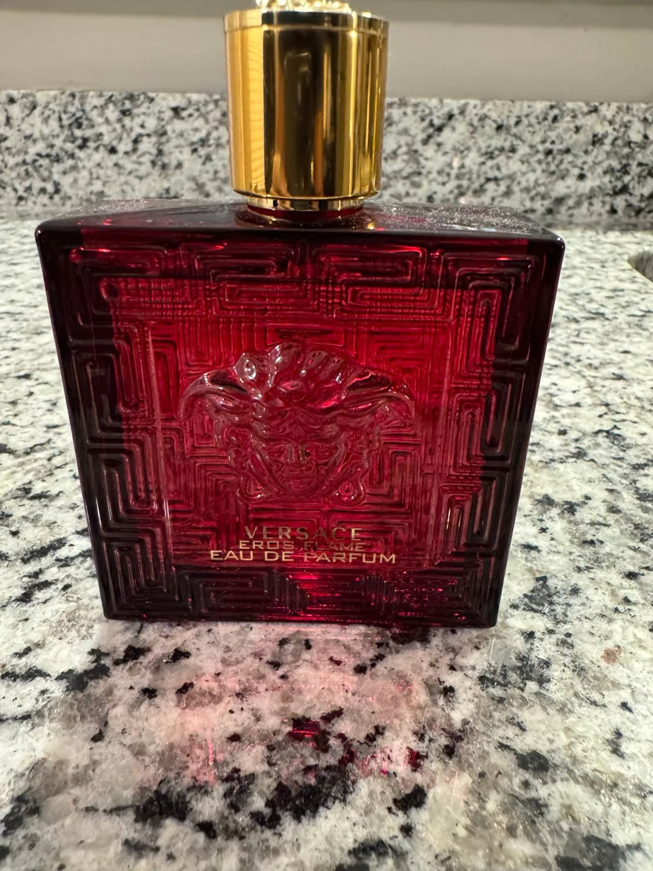 Versace Eros Flame Versace cologne 3.4 oz / 100ml Preowned Without Packaging image 1
