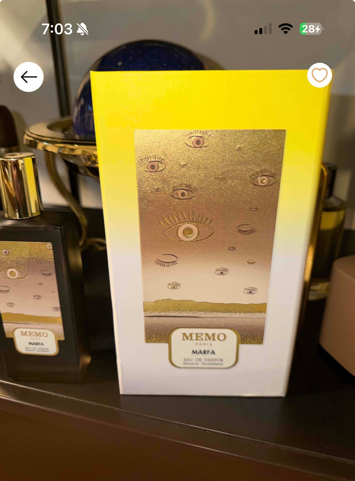 Memo Paris Marfa 2.5 oz / 75ml Preowned With Packaging thumbnail 3