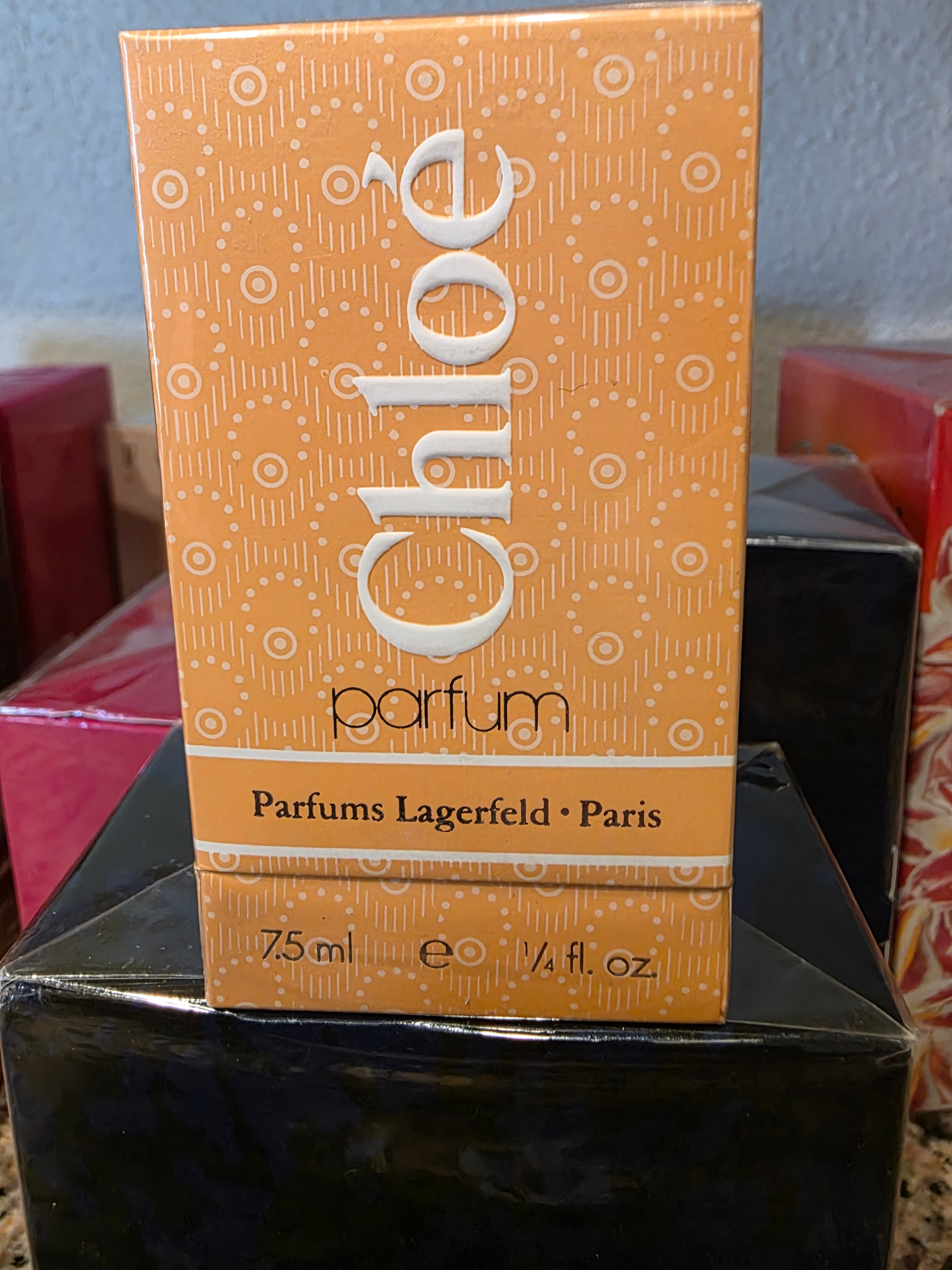 Chloe Vintage 1980s New & Sealed CHLOE Parfum Lagerfeld Paris 7.5 ml 1 oz / 30ml New With Packaging image 1