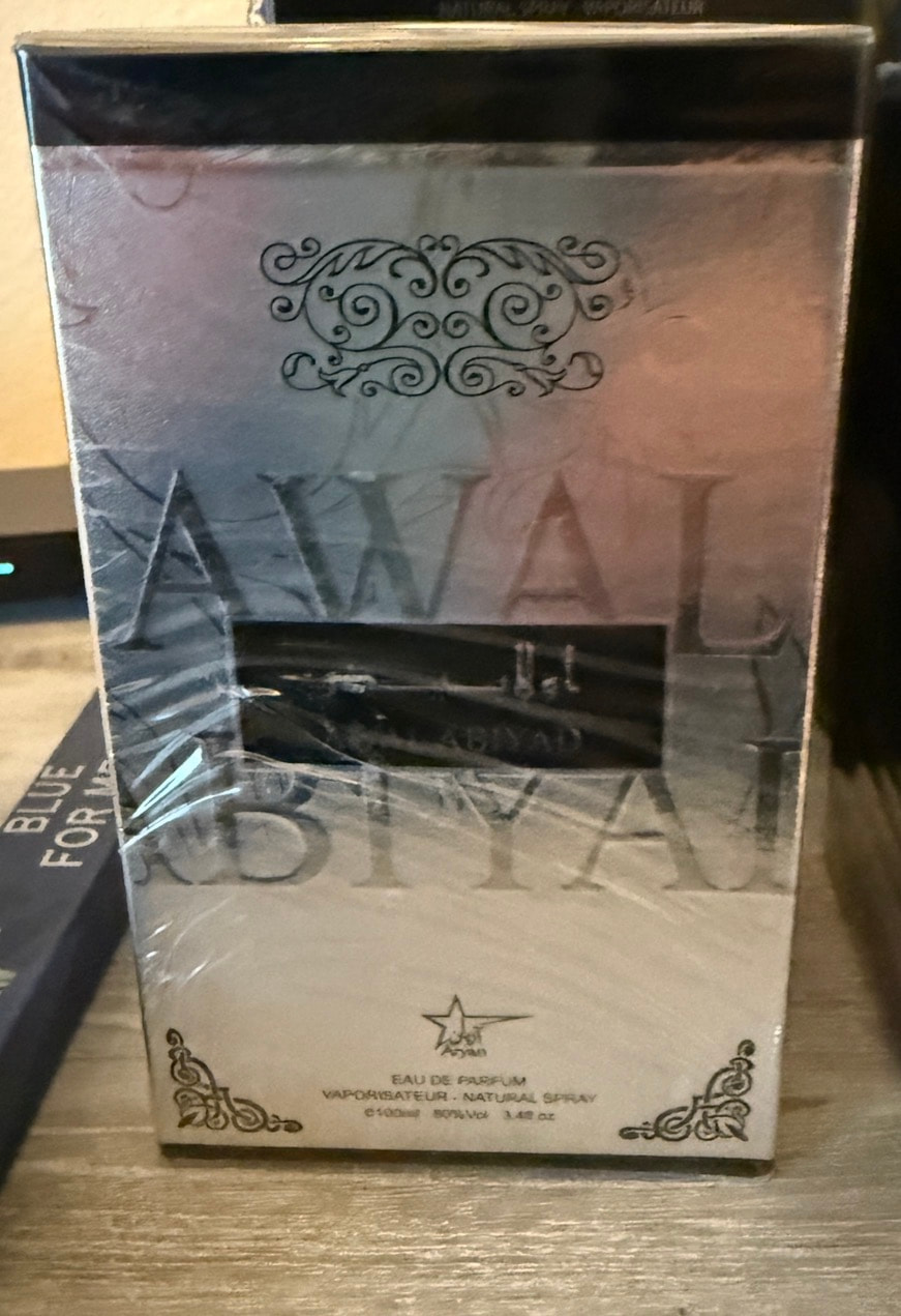 Aryan Awal Abiyad 3.4 oz / 100ml New With Packaging image 1
