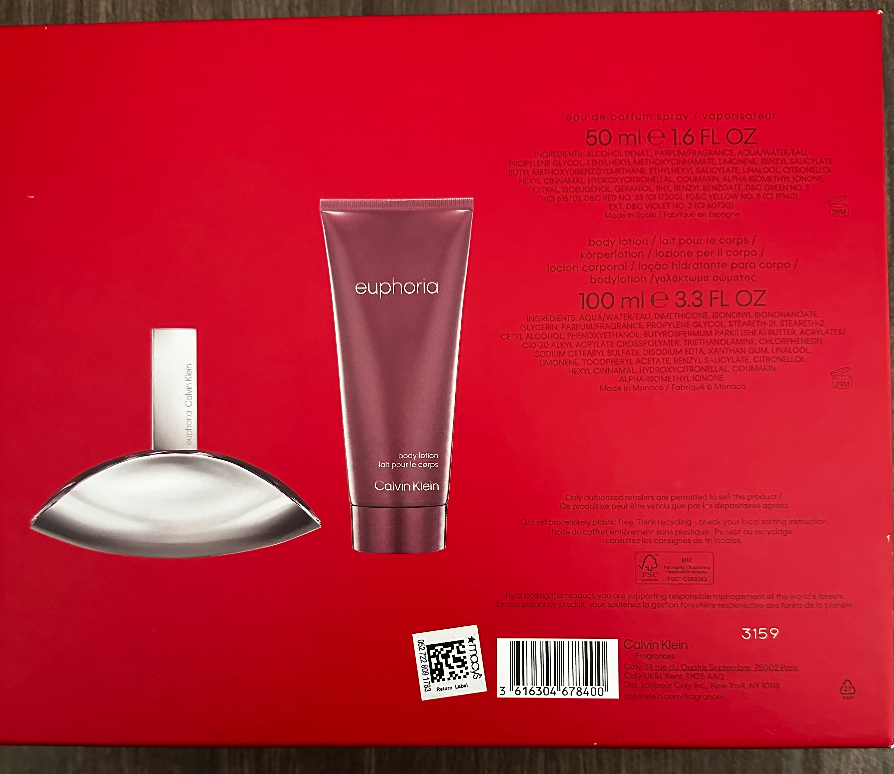 Calvin Klein Euphoria Calvin Klein perfume 1.7 oz / 50ml New With Packaging thumbnail 2