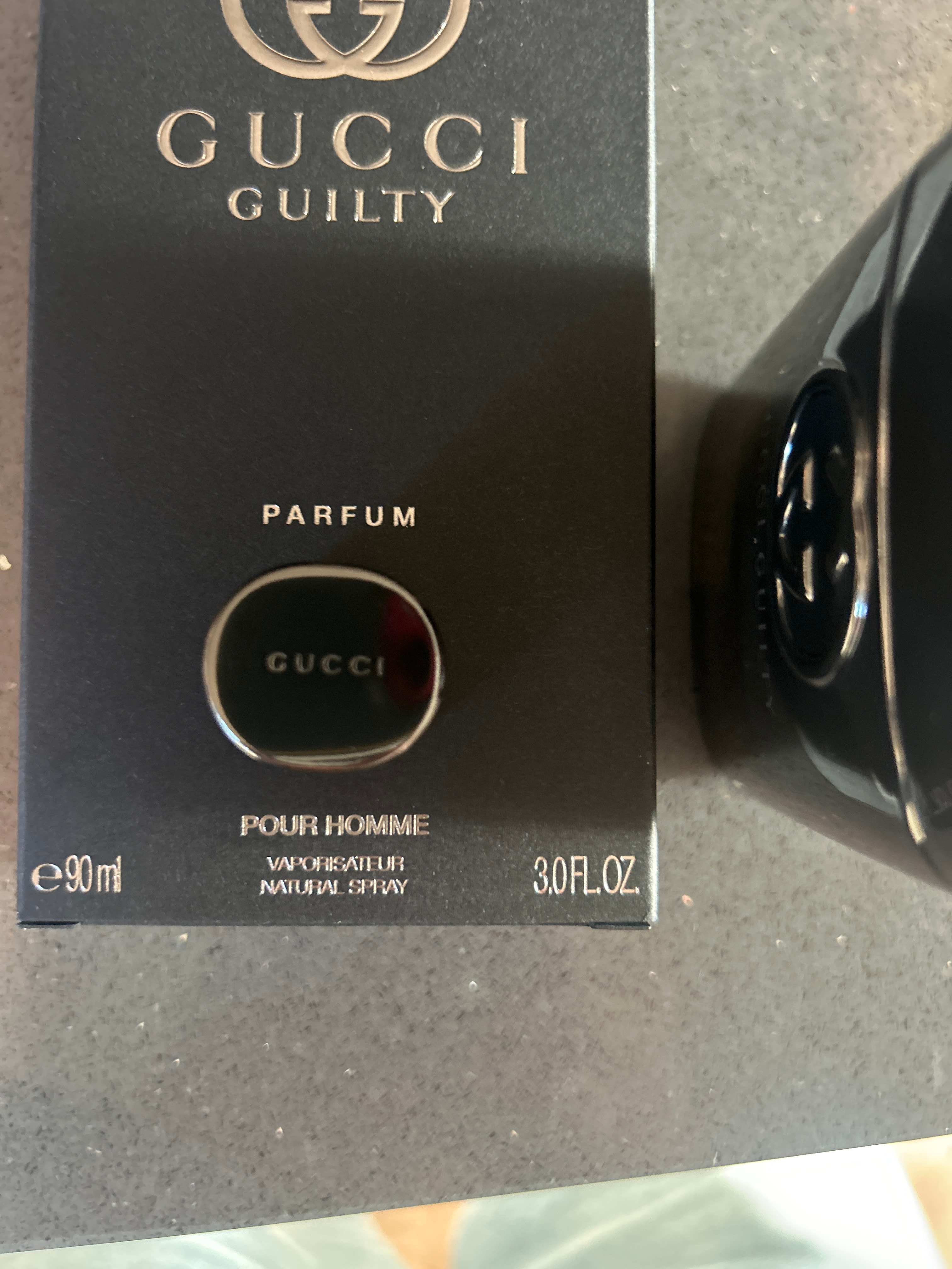 Gucci Guilty Pour Homme Parfum Gucci cologne 3.0 oz / 90ml Preowned With Packaging thumbnail 4