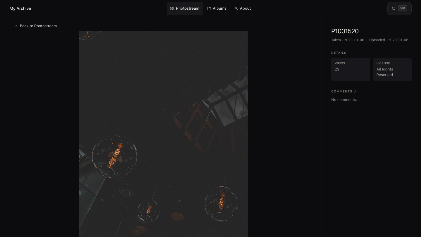 Flickr Archive screenshot 2