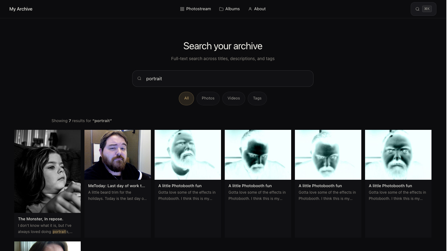 Flickr Archive screenshot 5