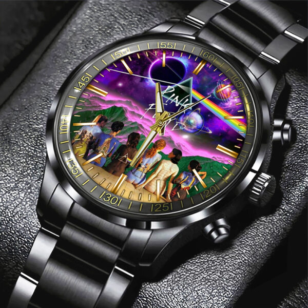 Pink Floyd Black Stainless Steel Watch – HUNGVV5501