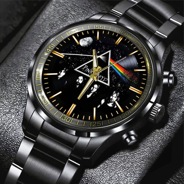 Pink Floyd Black Stainless Steel Watch – HUNGVV5616