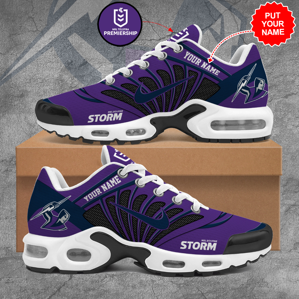 Personalized Melbourne Storm Air Max Shoes - 3579