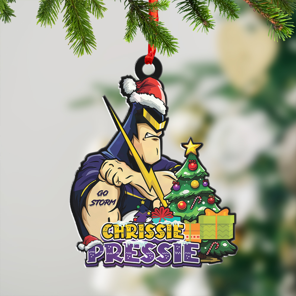 Melbourne Storm Custom Shape 1-sided Acrylic Ornament - 6534