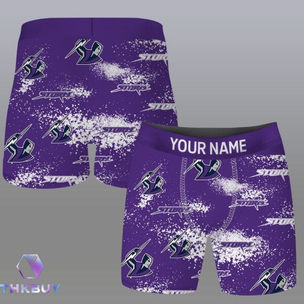 NRL Personalized Storm Men's Boxers - Image 3