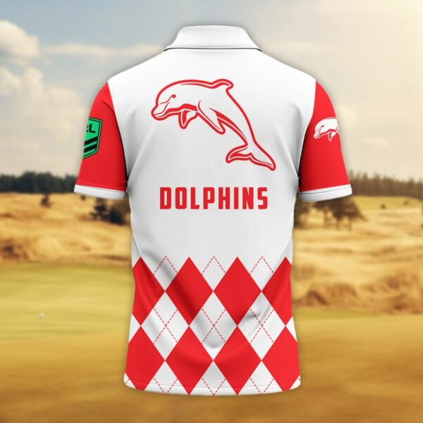 NRL Personalized Dolphins Polo Shirt - 2011 - Image 3