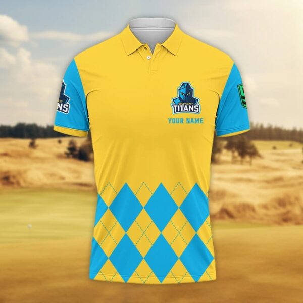 NRL Personalized Titans Polo Shirt - 2011 - Image 2