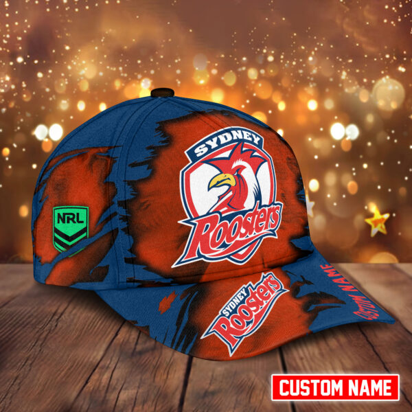 NRL Personalized Roosters Classic Cap - Image 2