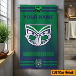 NRL Personalised Warriors Bath Towel Hot Sale 2025