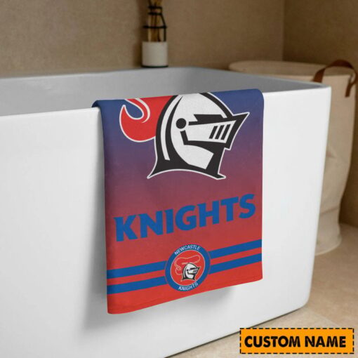 NRL Personalised Knights Bath Towel Hot Sale 2025 - Image 3