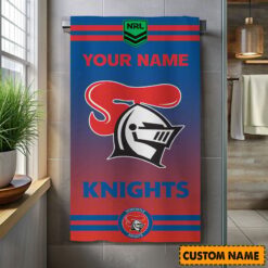 NRL Personalised Knights Bath Towel Hot Sale 2025