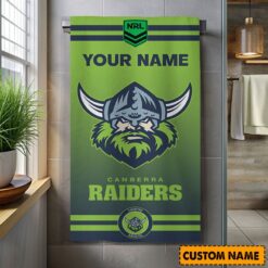 NRL Personalised Raiders Bath Towel Hot Sale 2025