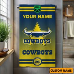 NRL Personalised Cowboys Bath Towel Hot Sale 2025