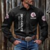 NRL Personalised Sea Eagles New Black Button-up Long Shirt