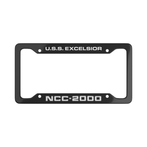 Star Trek U.S.S. Excelsior NCC-2000 License Plate Frame