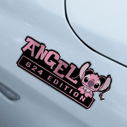 Angel Experiment 624 Edition Laser Engraved Car Name Badge - Image 5
