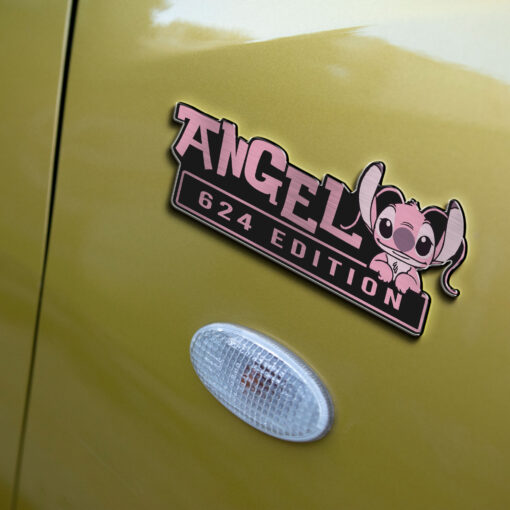 Angel Experiment 624 Edition Laser Engraved Car Name Badge - Image 4