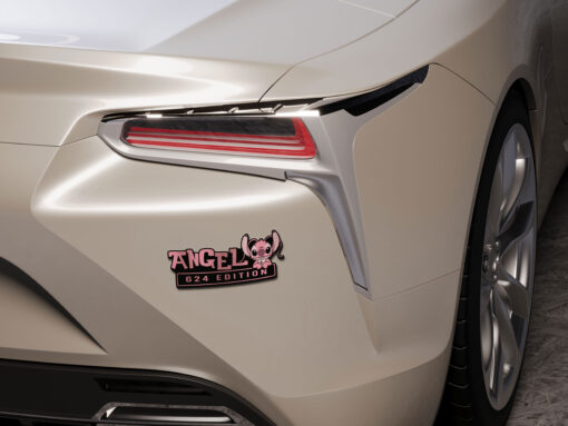 Angel Experiment 624 Edition Laser Engraved Car Name Badge - Image 3