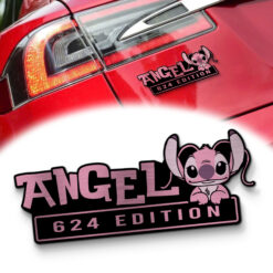 Angel Experiment 624 Edition Laser Engraved Car Name Badge