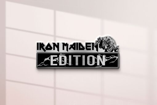 Iron Maiden Edition Laser Engraved Car Name Emblem Badges - Image 3