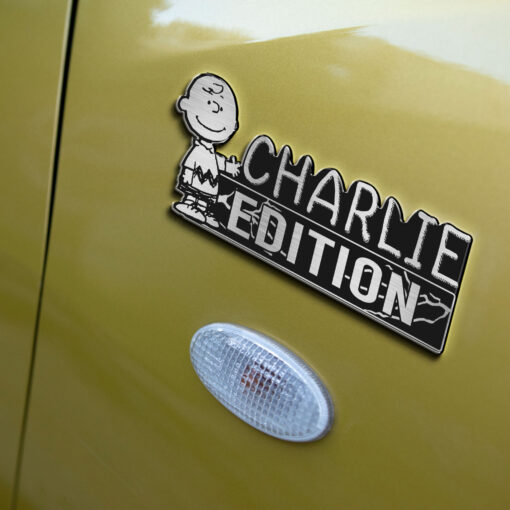Charlie Brown Edition Laser Engraved Car Name Badge 2 - Image 5