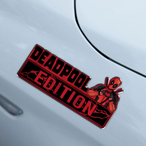Deadpool Edition Laser Engraved Car Name Badge 2 - Image 5