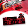 Deadpool Edition Laser Engraved Car Name Badge 2