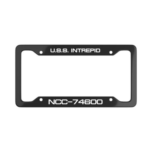 Star Trek U.S.S. Intrepid NCC-74600 License Plate Frame