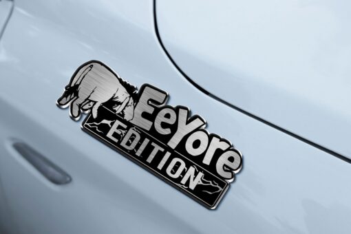 Eeyore Edition Laser Engraved Car Name Emblem Badges - Image 3