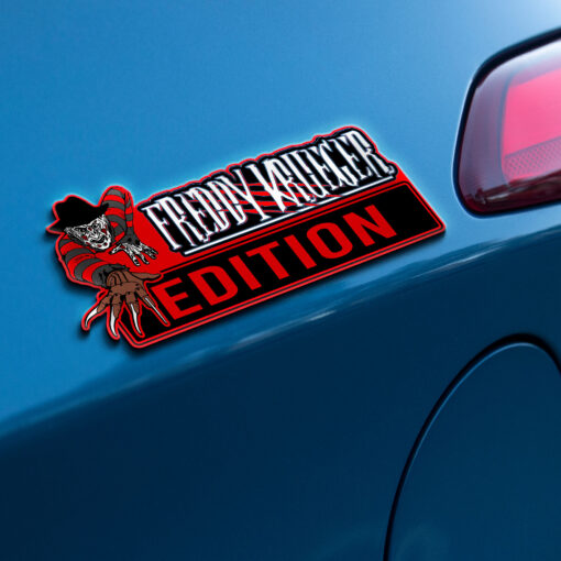 Freddy Krueger Edition Laser Engraved Car Name Badge - Image 6