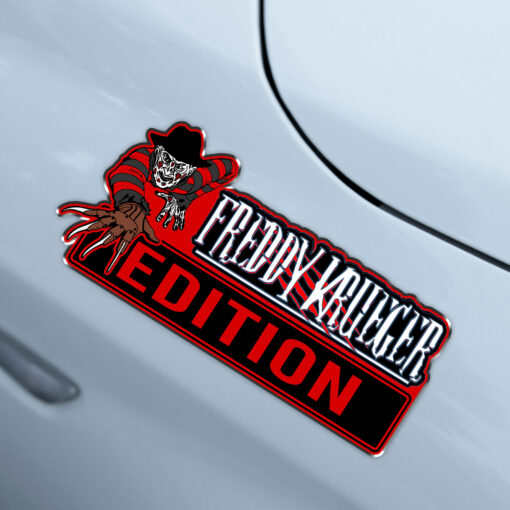 Freddy Krueger Edition Laser Engraved Car Name Badge - Image 5