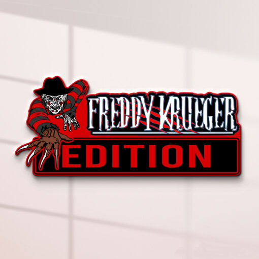 Freddy Krueger Edition Laser Engraved Car Name Badge - Image 2