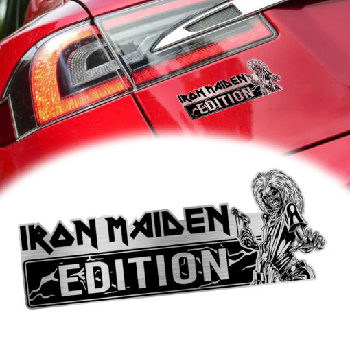 Iron Maiden The Killers Album Edition Laser Engraved Car Name Emblem Badges