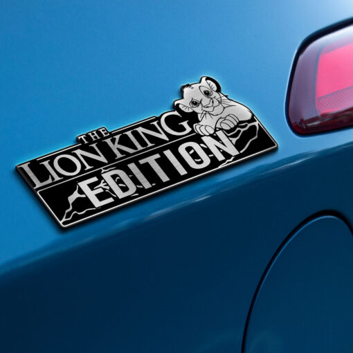 Lion King Edition Laser Engraved Car Emblem Badge - Image 6