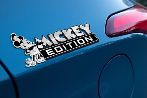 Mickey Edition Laser Engraved Car Name Emblem Badges - Image 2