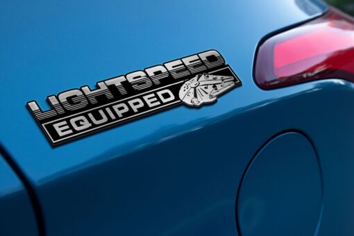 Millennium Falcon Lightspeed Equipped Car Badges - Image 2