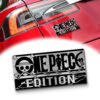 One Piece Edition Laser Engraved Car Emblem Badge