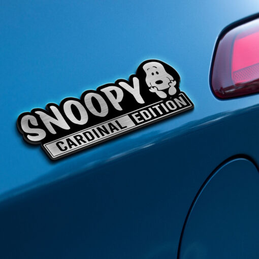 Personalized Snoopy Edition Laser Engraved Car Name Badge - Image 5