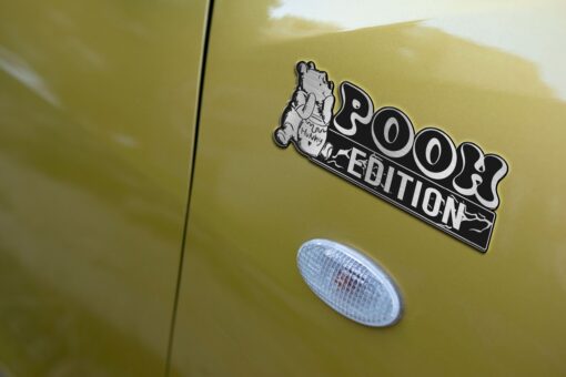 Pooh Edition Laser Engraved Car Name Emblem Badges - Image 5