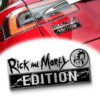 Rick and Morty Edition Laser Engraved Car Emblem Badge
