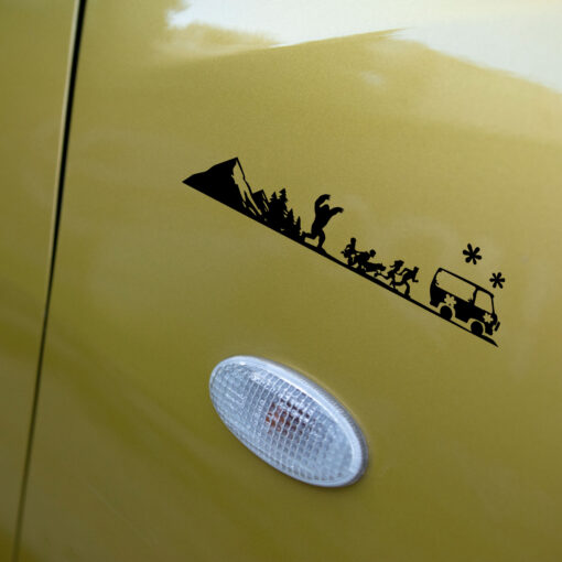 Scooby-Doo Trees and Mountain Edition Laser Engraved Car Name Badge - Image 10