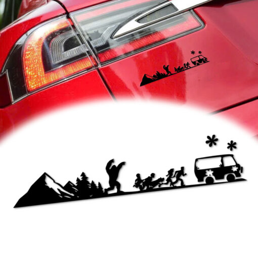Scooby-Doo Trees and Mountain Edition Laser Engraved Car Name Badge - Image 7